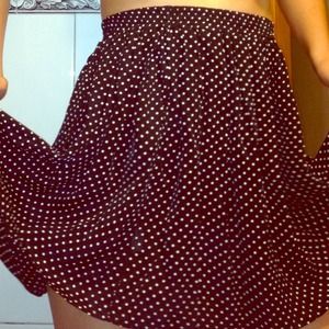 Polka dot skirt