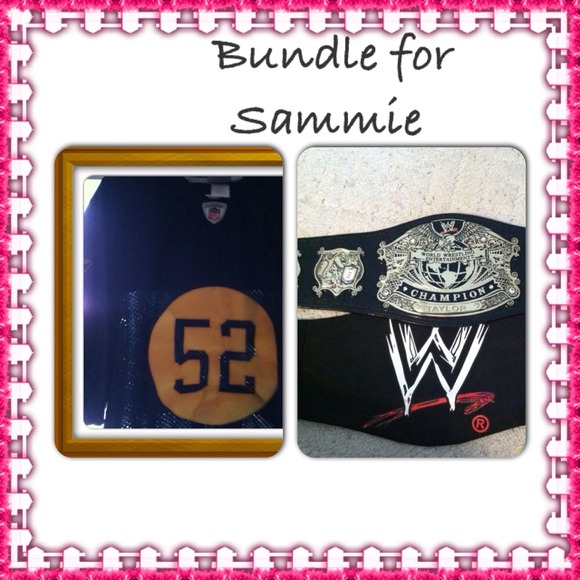 ⭐⭐⭐Jersey and WWE belt🌟🌟