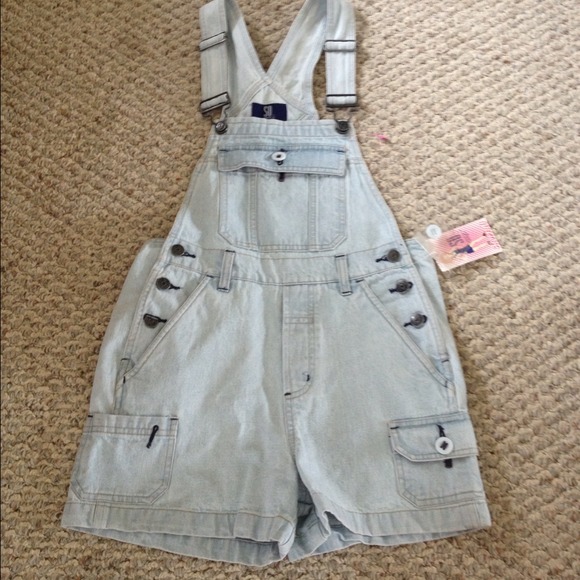 Denim Romper/overalls. NWT.