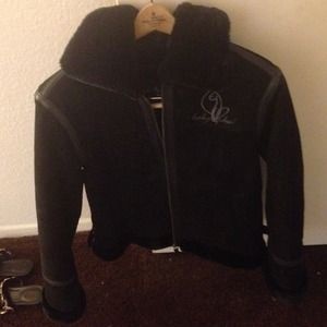 Baby Phat suede jacket with real leather linings