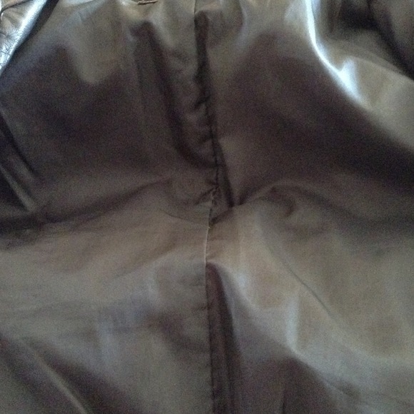 🌹not available🌹Brown faux leather bomber jacket - Picture 4 of 4