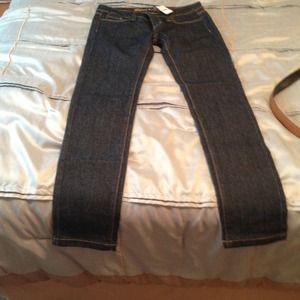 Blue asphalt skinny jean