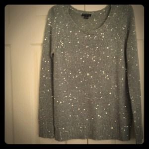 Sparkly grey pullover price reduction