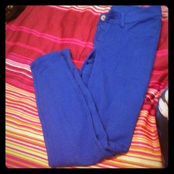 XS EXPRESS Cobalt Blue Jeggings bootcut *REDUCED* - Picture 1 of 3
