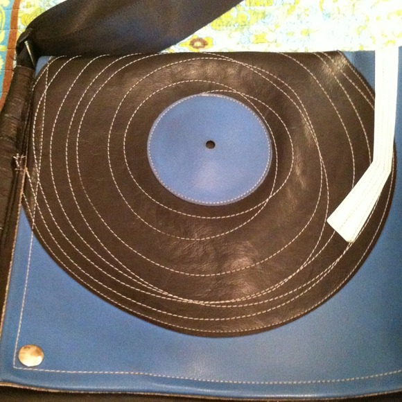 Sold Vinyl messenger bag