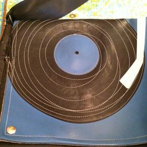 Sold Vinyl messenger bag