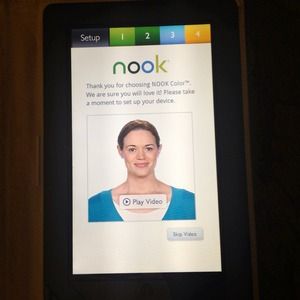 Nook Color with Case &  Charger