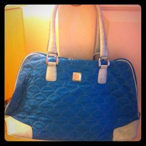 Diane Von Furstenburg aqua tote