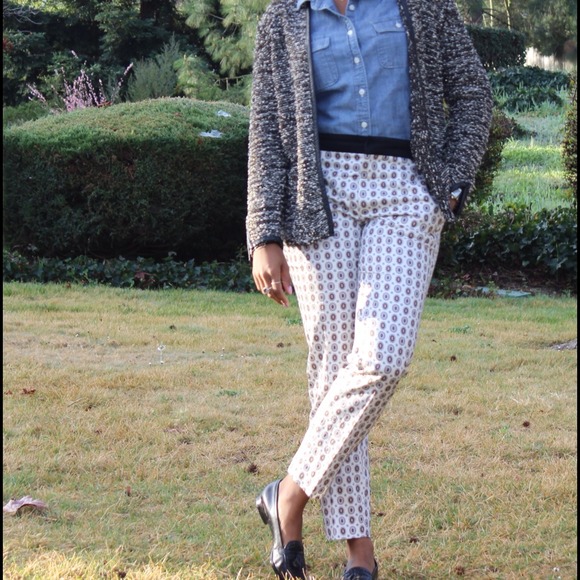 Sold in Bundle- Zara printed trousers Sz M