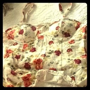MUDD flower crop top