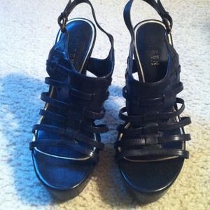 Black  platform sandal