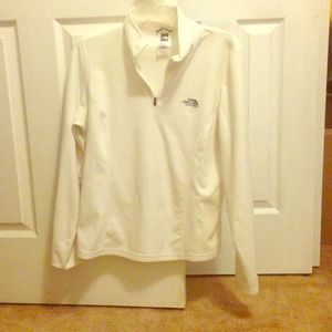 White North Face fleece