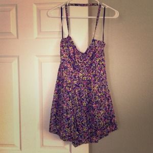 Super cute halter top romper- Victoria's Secret