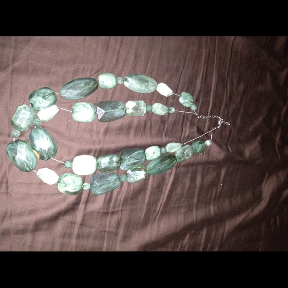 ❌❌SOLD❌❌Jade chunky necklace