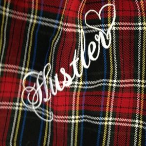 Hustler school girl mini skirt