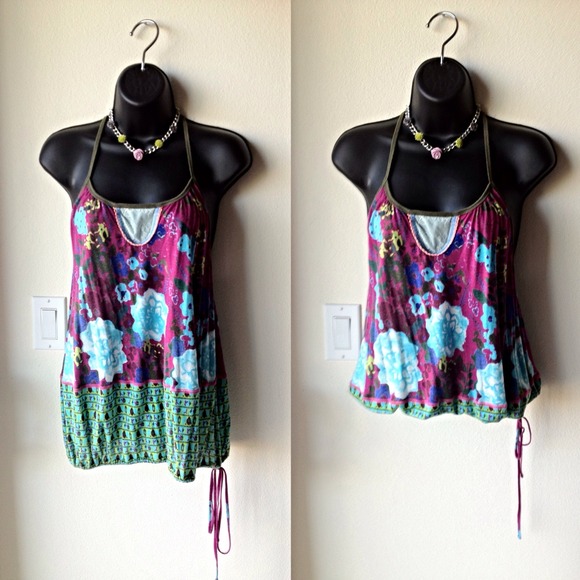❌SOLD❌Free People floral tank