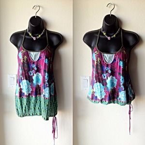 ❌SOLD❌Free People floral tank