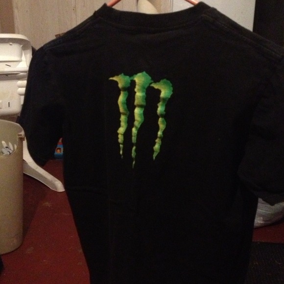 MONSTER ENERGY AND DC Tshirt - Picture 2 of 2