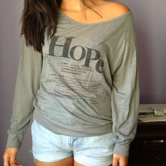 ⛔SOLD IN BUNDLE⛔ Gray off the shoulder long sleeve