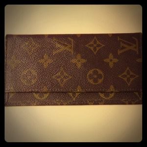 LV checkbook cover