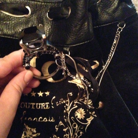 Juicy Couture Black Ring Purse and Wallet - Picture 2 of 4