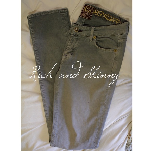 Rich & Skinny Denim - Light grey skinny jeans by Rich & Skinny