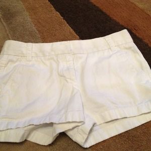 J Crew white shorts