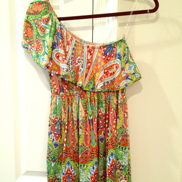 One Shoulder Summer Dress