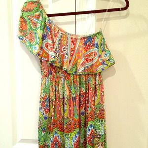 One Shoulder Summer Dress