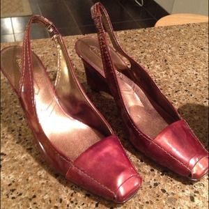 Enzo Angiolini Tortoise Shell Wedge (sz:8)