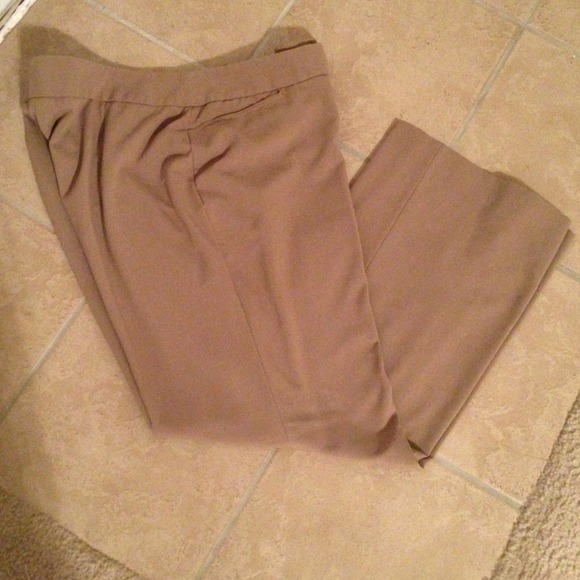 Lane Bryant tan dress pant