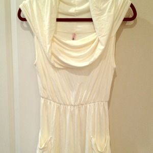 Cream cotton dress