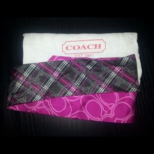 Coach Silk Purse Scarf. - RESERVED -