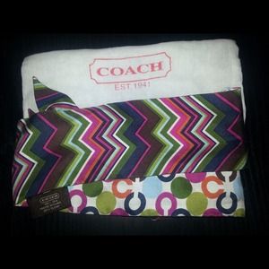 Coach Silk Purse Scarf