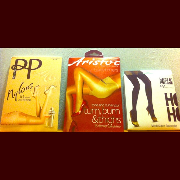 3 Packs of Pretty Polly Nylons-- unopened