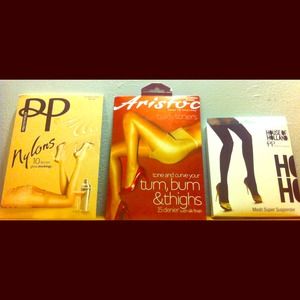 3 Packs of Pretty Polly Nylons-- unopened