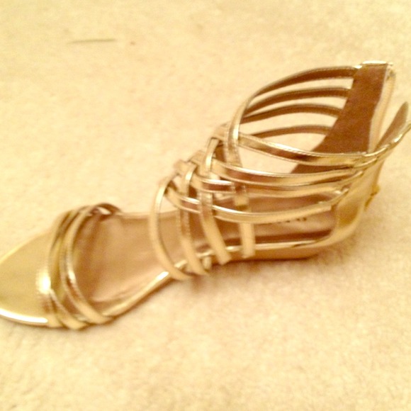 Gold sandals
