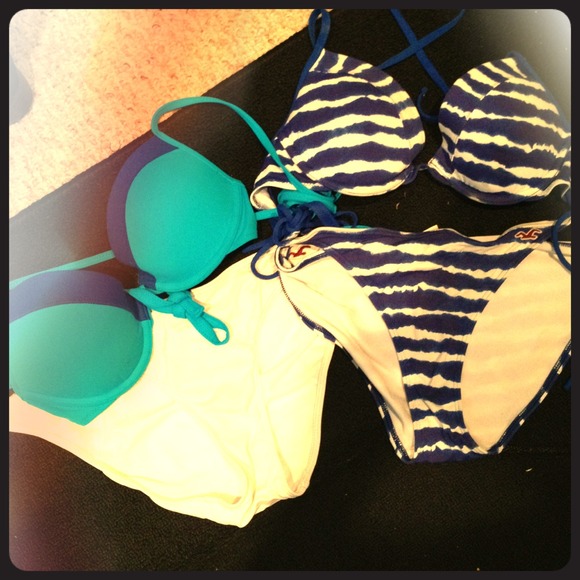 2 Hollister Bathing Suites. Slightly used.