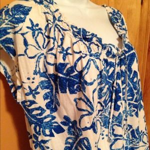 SOLD in bundle. Jones New York Blue and white.