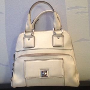 White Banana Republic Leather Handbag