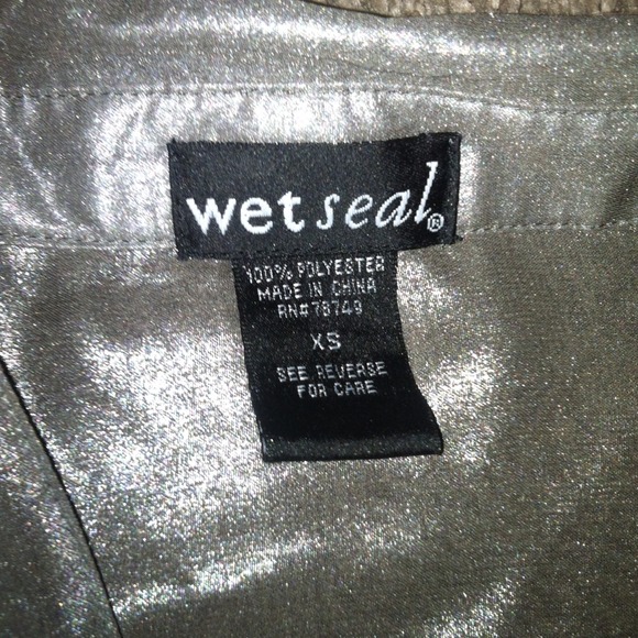 Wet seal sheer top. Long sleeves. Never worn. - Picture 2 of 2