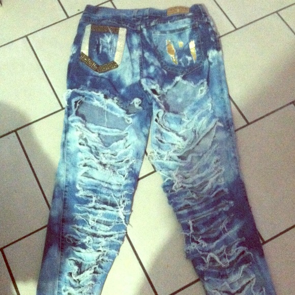 High waisted custom made jeans