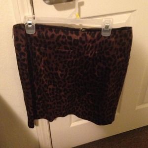 Cheetah pencil skirt .