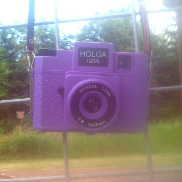 Purple Holga camera