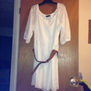 White lace casual summer dress🎀HOLD🎀