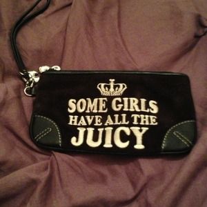 Authentic Juicy Couture Velour Wristlet