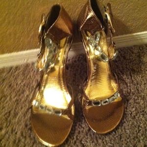 Gold Heels