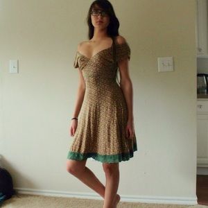 Vintage Free People Floral Dress