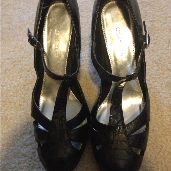 Calvin Klein black heels