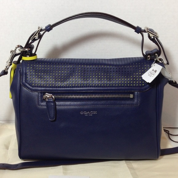 ❌SOLD❌ Coach Romy Perforated Top Handle Bag - Picture 4 of 4